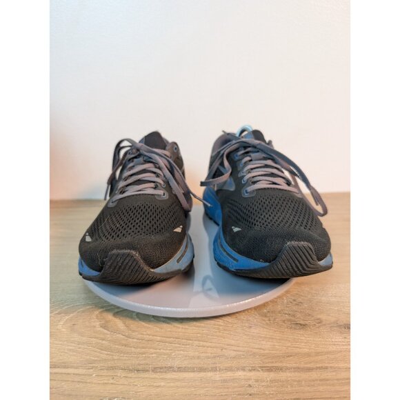 Brooks Ghost 15 Mens Size 11 Black Blue Gray Athletic Running Shoes Sneakers - Picture 2 of 10